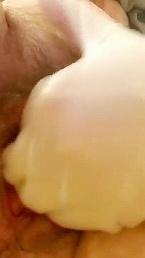 Pissing then Fingering My Sloppy Holes