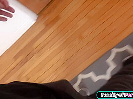 Playing dirty dice with my horny stepsister got me a blowjob