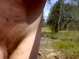 Playing mud nude