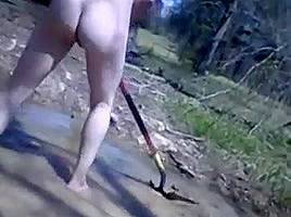 Playing mud nude