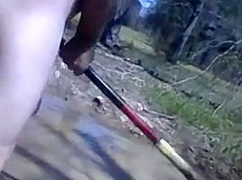 Playing mud nude