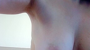 Pov of her hairy pussy