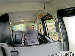 Pretty Amateur Blonde Passenger Nailed In The Backseat