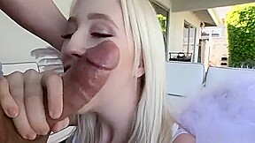 Pretty Blonde Gf Gets Anal Banged Outdoors On Camcorder