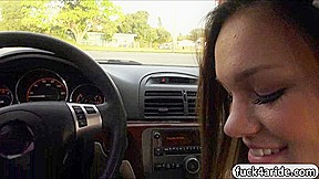 Pretty amateur tight teen 18+ pleases hard cock for a free ride