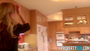 PropertySex Petite Pristine Edge Fucks Perv Who Wants to Buy House