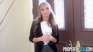 PropertySex Petite Pristine Edge Fucks Perv Who Wants to Buy House