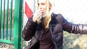 Public Im Sperrbezirk Gefickt! With Dirty Tina