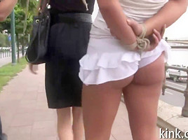 Public humiliation for a sex whore