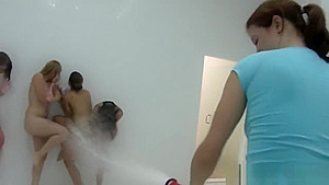 Pussylicking babes enjoy hazing ritual