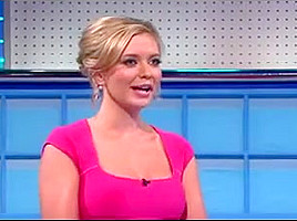 Rachel Riley – Sexy Figure – Short Pink Dress