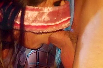 Rachel Roxxx - Pretty Blindfolded Brunette Takes It From Behind