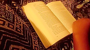 Reading in my sexy outfit and then i got fucked