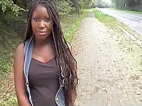 Real Slut Black Girl In The Street By Oopscams