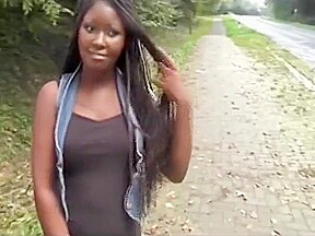 Real Slut Black Girl In The Street By Oopscams