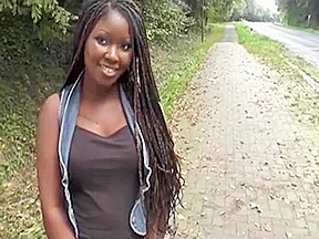 Real Slut Black Girl In The Street By Oopscams