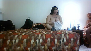 Red Bone In Big Tits Naked Oil Rub / Pussy Play