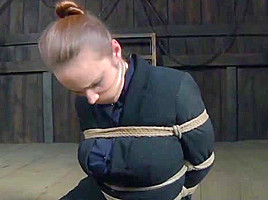 Restrained Sub Pussytoyed And Flogged