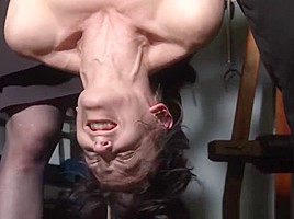 Restrained bondage babe Elise Graves lesbian damsel in and japan