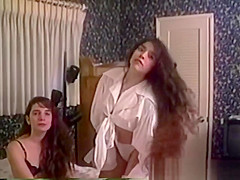 Retro firsttime lesbians pussyeating and pegging