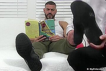 Ricky Foot Worshiped By 2 Guys