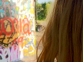 Risky Public Fucking! Exploring An Abandoned Water Park