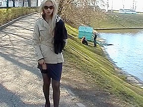 Rita in homemade sex video shows hard pussy drilling