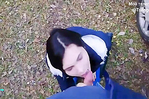 Russian Shemale Anna Gets Fucked Outdoor (ts Angel 1)