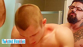 Ryan Bones And Theo Brady - Cant Keep Quiet With His Stepdads Raw Dick In His Ass