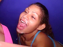 SUPER SLOPPY DOUBLE THROAT FUCKING