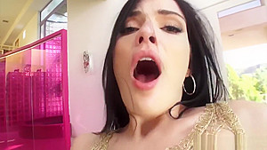 Sadie Blakes pussy is stretched as fuck riding on Mick Blue