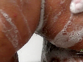 Salina Take A Shower, Gives Us An Update On Her Live And Shows Us More Of Her Hairy Pussy