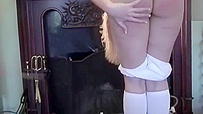 Sarah Gregory gets spanked and caned by her Step mommy