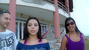 Schlong riding amazes filthy brunette emilly sanchez