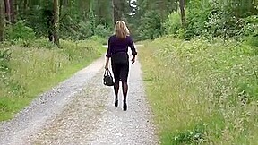 Secretary Sam on a Lunchtime Stroll