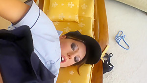 Sexual round assed bitch gets her snatch drilled