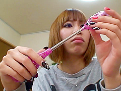 Sexy Babe Chooses Which Toy She Is Using For Masturbation