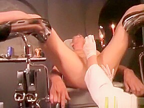 Sexy Dominatrix Squeezes Guys Balls and Fingers His Ass