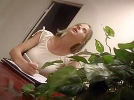 Sexy Girl Writes Down Her Fantasy