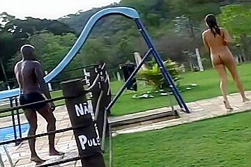 Sexy Latina Takes Black Dick In Her Ass