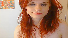 Sexy Redhead Shows Her Body On Webcam