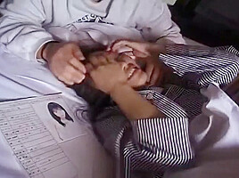 Sexy Slut Sucking Hairy Shaft Banged By Dark Meat