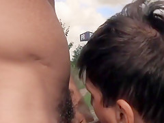Sexy Young Salesman Gets Fucked In The Woods