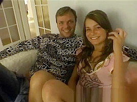 Sexy butt brunette gets her tight pussy fucked by a big dick