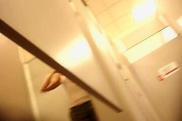 Sexy dressing room shots with amateur in shorts