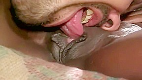 Sexy ebony slut is making a best blowjob of my life