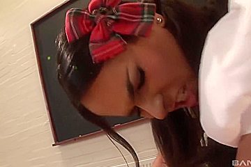 Sexy schoolgirls 18+ Are Getting Fucked At The Same Time And Moaning From Pleasure While Cumming