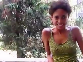 Sexy wife fuck on the balcony