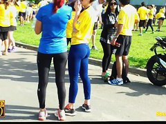 Sexy young college girls candid vid
