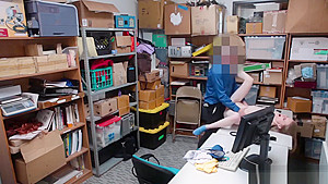Shoplifter teen 18+ Catarina Petrov sucks and fucks dudes cock